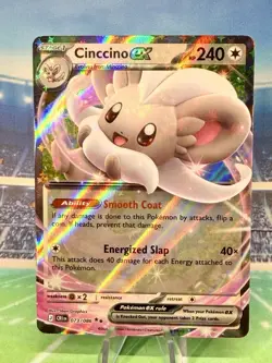 Cinccino EX 073/086 Chaos Rising Pokemon TCG English Double Rare Colorless - Image 1