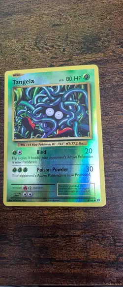 Tangela 8/108 Common Evolutions Pokemon Reverse Holo Near Mint - Image 1
