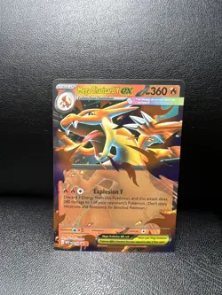 Pokemon TCG Mega Charizard Y EX MEP 030 Mega Evolution Black Star Promo - Image 2