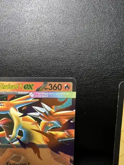 Pokemon TCG Mega Charizard Y EX MEP 030 Mega Evolution Black Star Promo - Image 3
