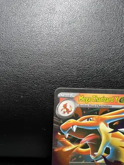 Pokemon TCG Mega Charizard Y EX MEP 030 Mega Evolution Black Star Promo - Image 4