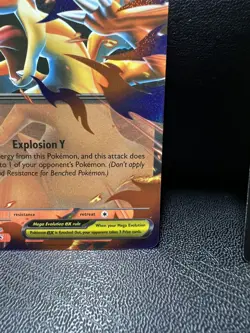 Pokemon TCG Mega Charizard Y EX MEP 030 Mega Evolution Black Star Promo - Image 5