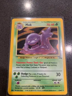 Muk Pokemon 13/62 Fossil Holo - Image 1