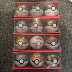 Pokemon Pokeball Tins - Costco Exclusive 3-Pack - Brand New Factory Sealed x4 - Image 1