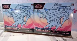 2x Chaos Rising Pokemon Center ETB Elite Trainer Box Sealed - Image 1