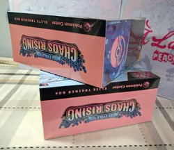 2x Chaos Rising Pokemon Center ETB Elite Trainer Box Sealed - Image 3