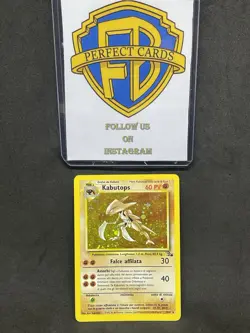 POKEMON FOSSIL UNLIMITED KABUTOPS HOLO 9/62 PL ITA - Image 1