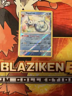 Vaporeon - Reverse Holo - 42/236 Cosmic Eclipse - Pokemon TCG - 2019 - Image 1