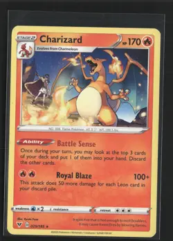 Pokemon SWSH04: Vivid Voltage #025/185 Charizard - Image 1