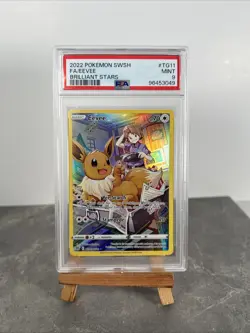Pokemon Eevee TG11/TG30 Brilliant Stars PSA9 - Image 1