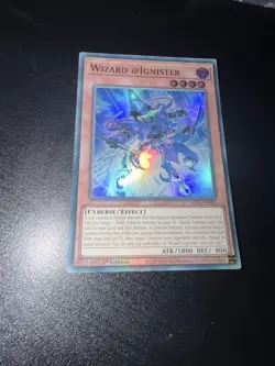 ALIN-EN001 Wizard @Ignister : Super Rare 1st Edition Mint YuGiOh Card - Image 5