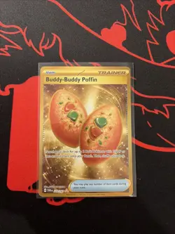 Pokemon TCG Buddy-Buddy Poffin Scarlet & Violet Twilight Masquerade Card 223/167 - Image 1
