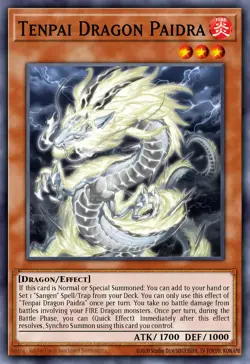1x (M/NM) Tenpai Dragon Paidra MP25-EN064 Prismatic Secret Rare 1st Ed. Yugioh - Image 1