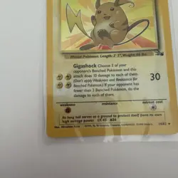 Raichu 14/62 Fossil Holo Rare 90 HP Pokemon Card Wizards English LP - Image 4