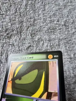 DBZ Dragon Ball Z Saiyan Truce Card 203 CCG Limited Saiyan Saga MP - Image 2