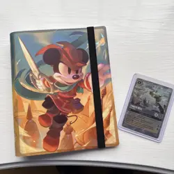 Disney Lorcana Mickey Mouse Portfolio Binder New TCG and Tinkerbell Promo card - Image 1