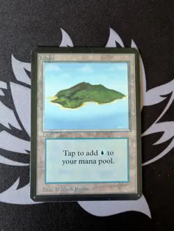 Island (B)(Blue) ~ Alpha [Near Mint][Magic MTG] - Image 1
