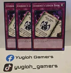 YUGIOH ICHIROKU'S LEDGER BOOK X3 MP23 LIGHT PLAYED - Image 1