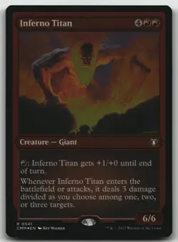 Inferno Titan (Foil Etched) foil R Commander Masters 541 LP - Image 1