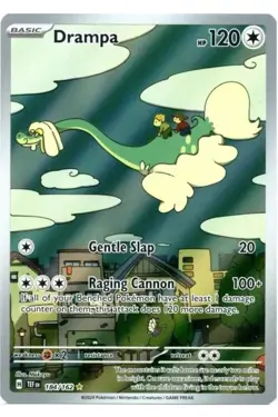 Drampa - 184/162 - Illustration Rare NM, English Pokemon Temporal Forces - Image 1