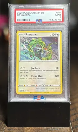 Rayquaza 2025 Pokemon M24 EN-McDonalds Collection Promo #014 PSA 9 - Image 1