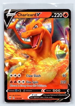 Charizard V 019/189 SWSH03: Darkness Ablaze Pokemon - Image 1