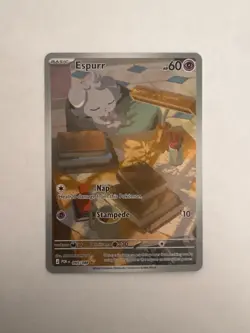 Pokemon Espurr IR Illustration Rare Full Art 095/088 Perfect Order Near Mint - Image 1