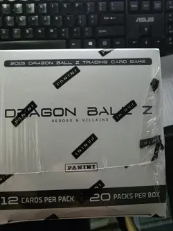 Dragon Ball Z Heroes & Villains Box 20 Card Packs Factory Sealed NEW DBZ Panini - Image 2