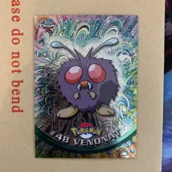 2000 Topps Pokemon Chrome #48 Venonat Series 1 Trading Cards - NM - Image 2
