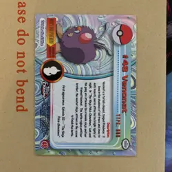 2000 Topps Pokemon Chrome #48 Venonat Series 1 Trading Cards - NM - Image 5