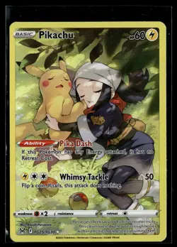 Pikachu TG05/TG30 Lost Origin Trainer Gallery Trainer Gallery Rare Holo Pokemon - Image 1