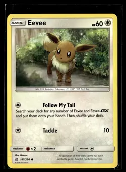 Eevee 167/236 Cosmic Eclipse Common Pokemon - Image 1