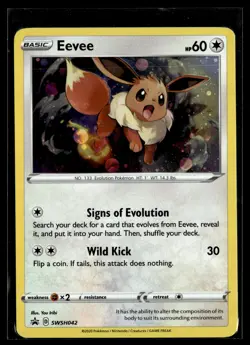 Eevee SWSH042 SWSH Black Star Promo Pokemon - Image 1