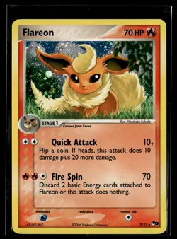 Flareon 2/17 POP Series 3 Rare Pokemon - Image 1