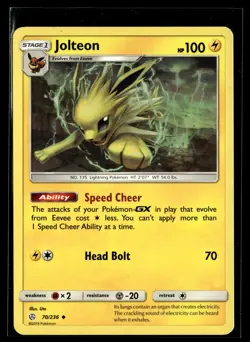 Jolteon 70/236 Cosmic Eclipse Uncommon Pokemon - Image 1