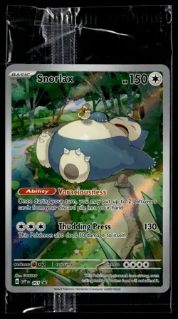 Snorlax 051 Scarlet & Violet Promo Pokemon - Image 1