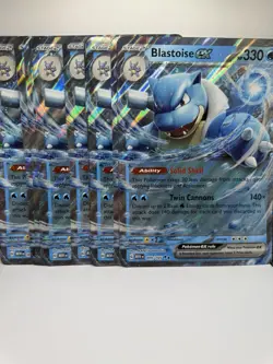 14!!!!!! Blooming Waters Promo Cards Blastoise Ex Jumbo (14 Are Up For Grabs)!!! - Image 1