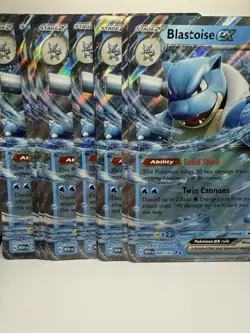 14!!!!!! Blooming Waters Promo Cards Blastoise Ex Jumbo (14 Are Up For Grabs)!!! - Image 3
