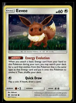 Eevee 101/149 Sun & Moon Common Pokemon - Image 1