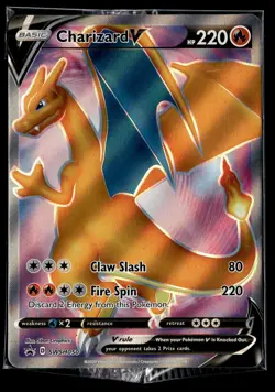 Charizard V SWSH050 SWSH Black Star Promo Pokemon - Image 1