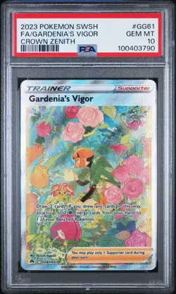 Pokemon TCG Crown Zenith: Galarian Gallery - Gardenia’s Vigor GG61 - PSA 10 - Image 1