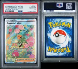 Pokemon TCG Crown Zenith: Galarian Gallery - Gardenia’s Vigor GG61 - PSA 10 - Image 3