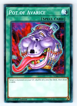Yugioh Pot of Avarice SDSH-EN031 Common - NM 💎 - Image 1