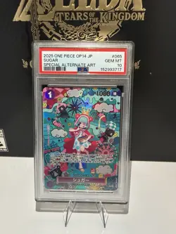Bandai One Piece Sugar OP14 Special Alternate Art Holo #065 PSA 10 2025 - Image 1