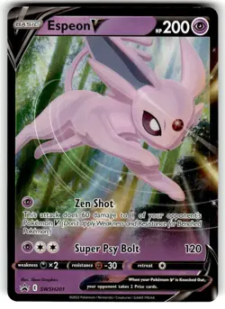 Espeon V Promo SWSH: Sword & Shield Promo Cards SWSH201 NM - Image 1