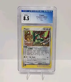 CGC 8.5 Flygon 15/97 COSMOS HOLO EX Dragon 2003 Pokemon Card Graded - Image 1