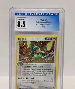 CGC 8.5 Flygon 15/97 COSMOS HOLO EX Dragon 2003 Pokemon Card Graded - Image 2