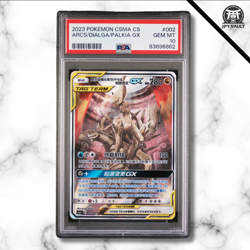 Pokemon Card CHN - Arceus & Dialga & Palkia GX #002 - csmA GIft Box - PSA 10 - Image 1