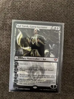Secrets Of Strixhaven, Magic the gathering, Ral Zarek, Guest Lecturer. mythic - Image 1