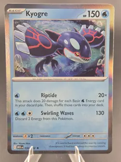 Kyogre 34/132 Mega Evolutions Cosmos Holo Pokemon TCG NM - Image 1